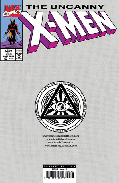 UNCANNY X-MEN 268 FACSIMILE EDITION UNKNOWN COMICS KAARE ANDREWS EXCLUSIVE VAR (02/28/2024)