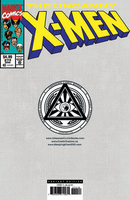 UNCANNY X-MEN #274 FACSIMILE EXCLUSIVE DAVID NAKAYAMA VIRGIN VAR (09/04/2024)