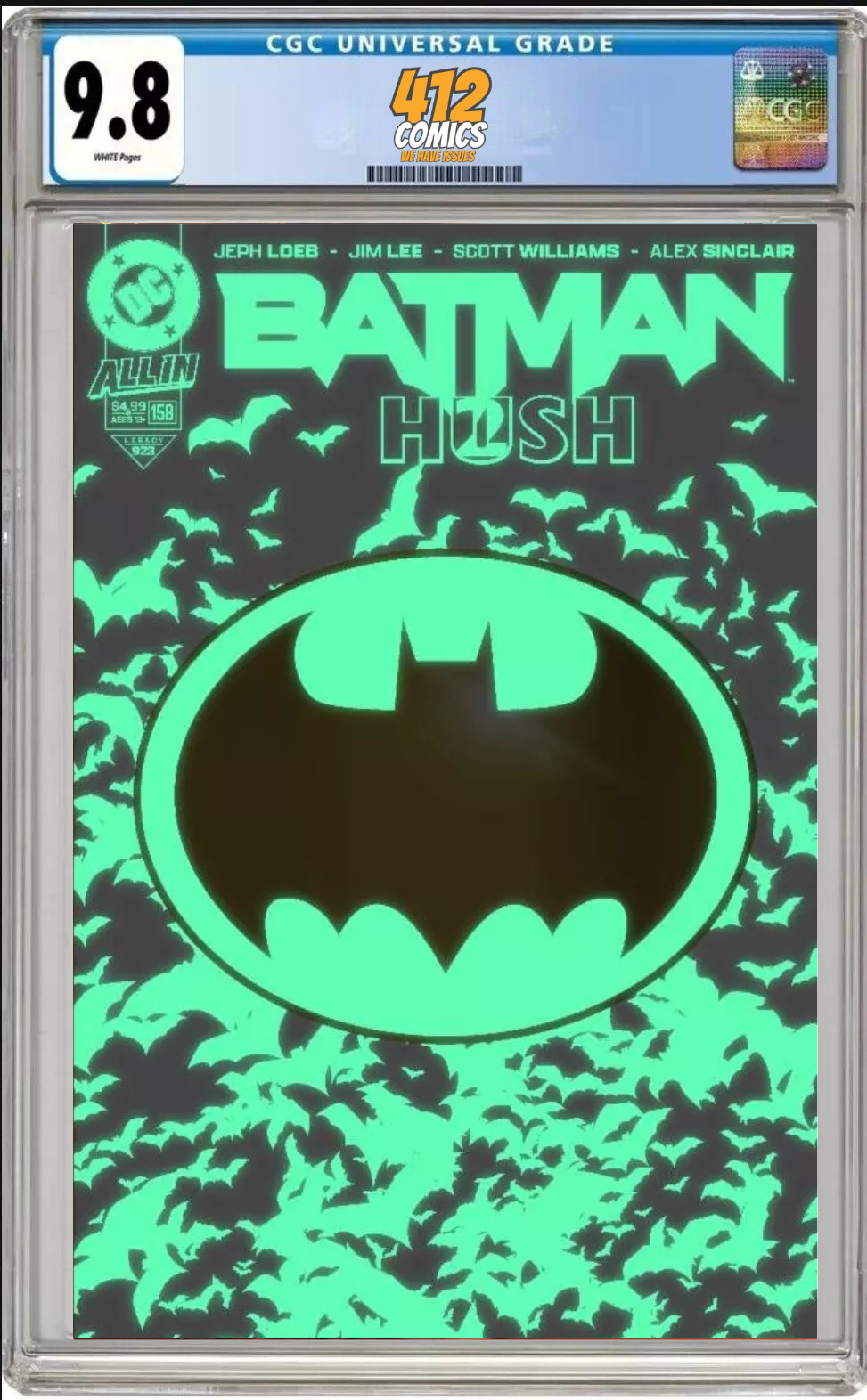 BATMAN #158 LAUNCH PARTY GLOW IN DARK H2SH FOIL (CGC 9.8 PRESALE)