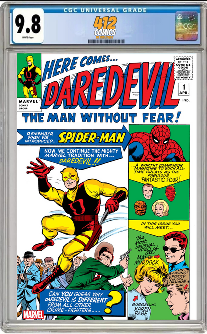 DAREDEVIL #1 FACSIMILE EDITION FOIL (CGC 9.8 PRESALE)