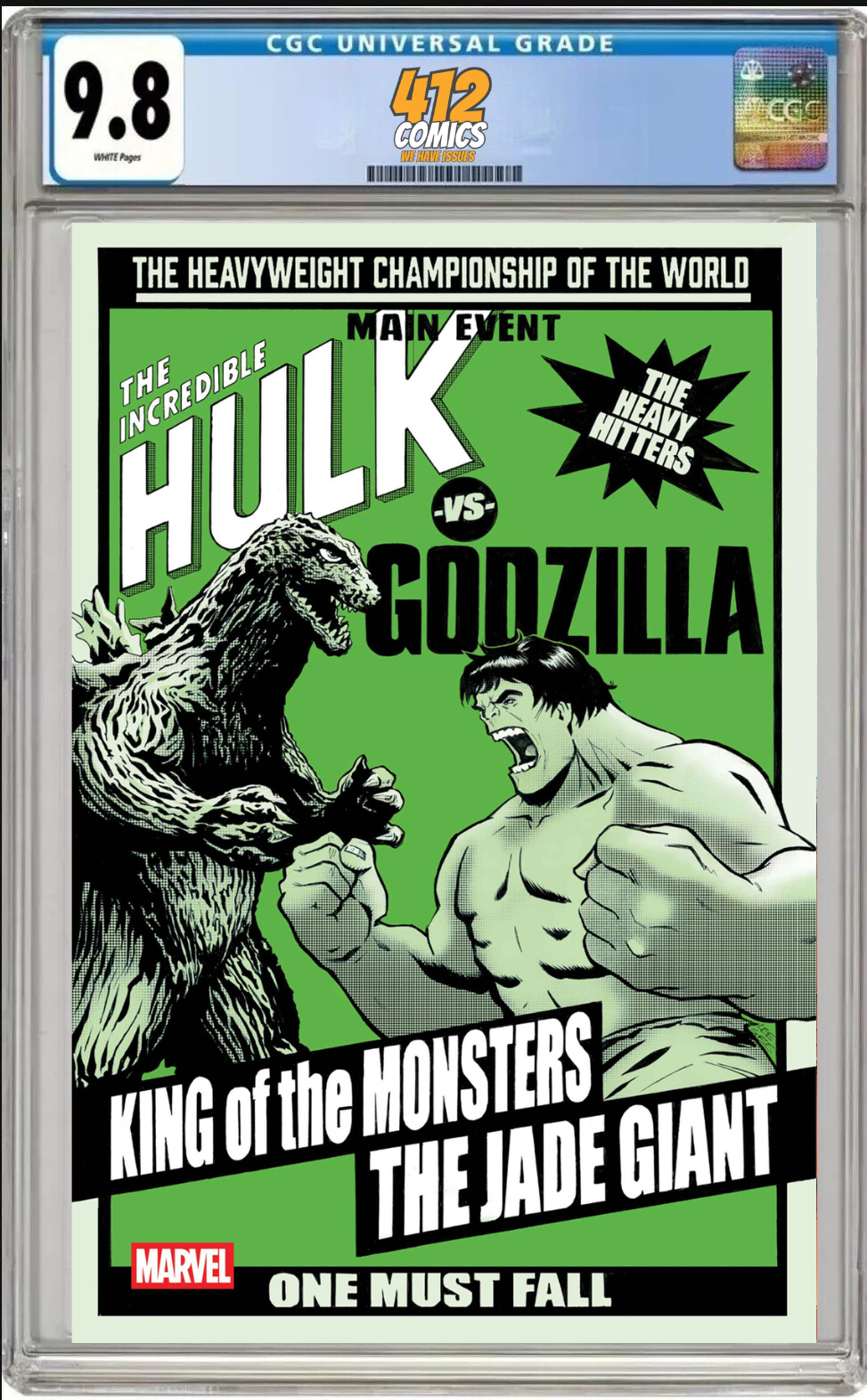 GODZILLA VS HULK #1 LEE GARBETT VERSUS (CGC 9.8 PRESALE)