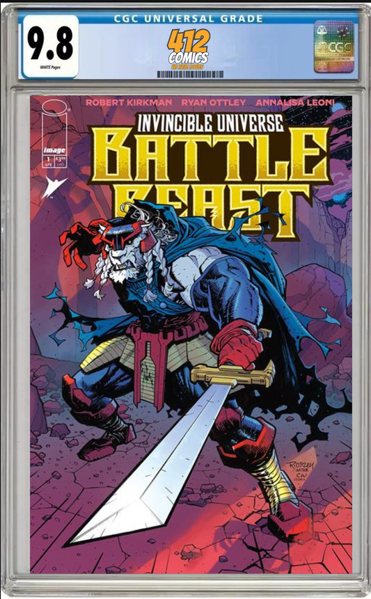 INVINCIBLE UNIVERSE BATTLE BEAST #1 CVR A OTTLEY (CGC 9.8 PRESALE)