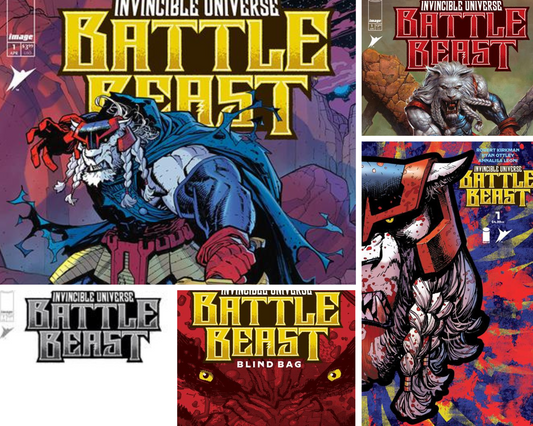 INVINCIBLE UNIVERSE BATTLE BEAST #1 A,B,C,I,J SET (PRESALE 4/25/25)