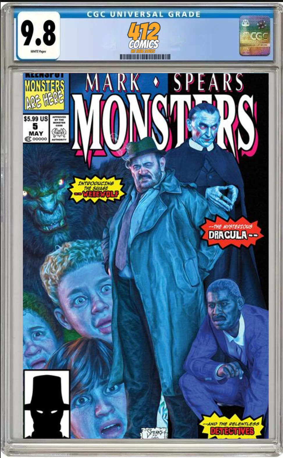 MARK SPEARS MONSTERS #5 CVR NEW MUTANTS #98 HOMAGE (CGC 9.8 PRESALE)