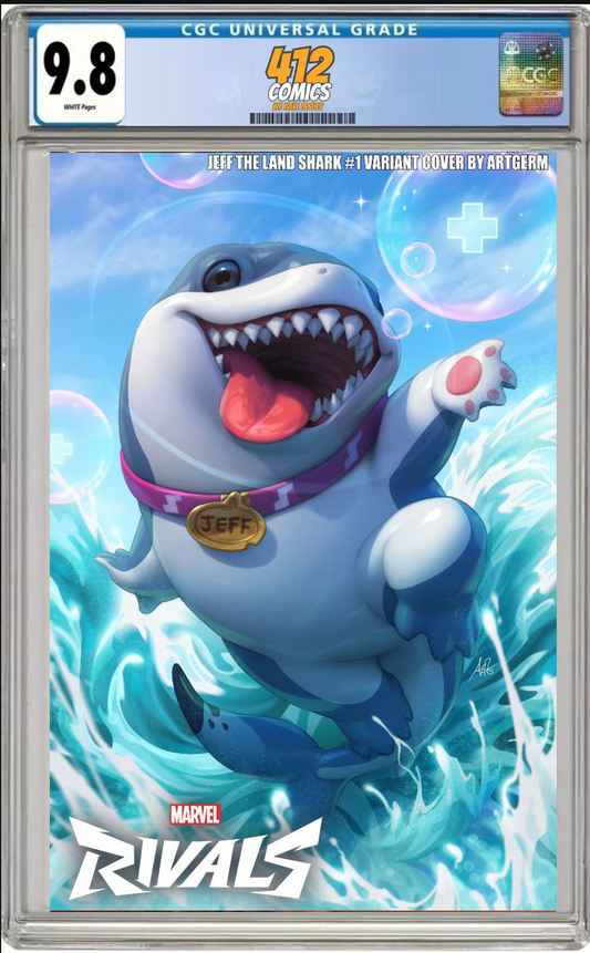 JEFF THE LAND SHARK #1 ARTGERM MARVEL RIVALS (CGC 9.8 PRESALE)