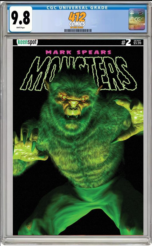 MARK SPEARS MONSTERS #2 3rd Print Cvr A The Werewolf (PRESALE CGC 9.8)