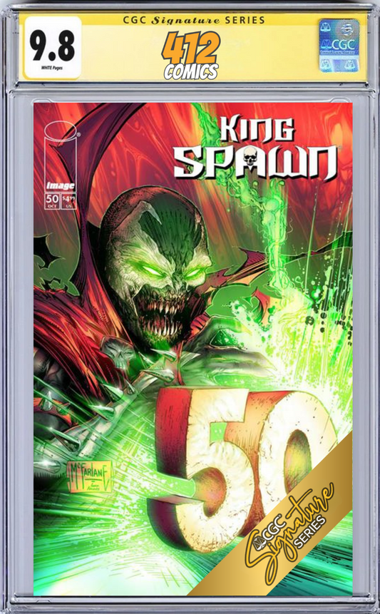 KING SPAWN #50 CVR A TODD MCFARLANE (9.8 SIGNED PRESALE)
