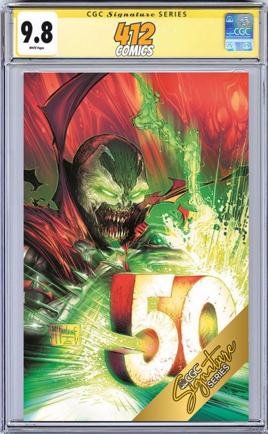 KING SPAWN #50 CVR F INC 1:100 TODD MCFARLANE VIRGIN (9.8 SIGNED PRESALE)