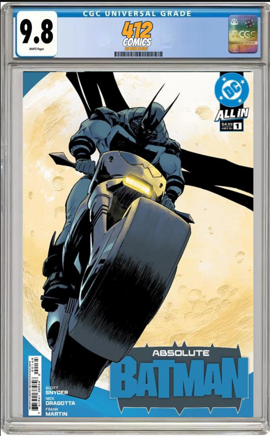 ABSOLUTE BATMAN #1 Third Printing Cvr A Nick Dragotta (CGC 9.8 PRESALE)