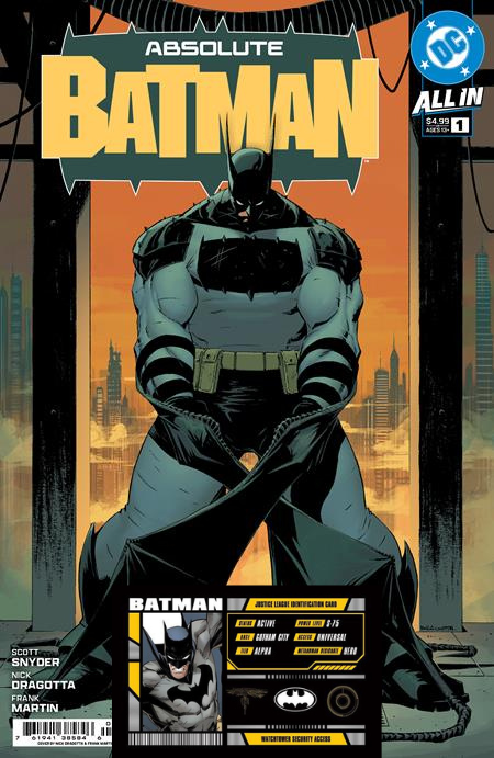 Absolute Batman #1 Cover A - WITH MEMBERSHIP CARD LTD SUPPLY