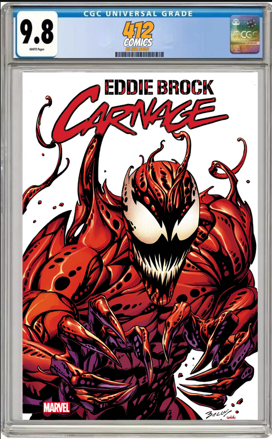 EDDIE BROCK: CARNAGE #1 MARK BAGLEY FOIL (CGC 9.8 PRESALE)