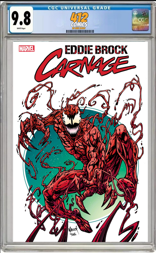 EDDIE BROCK: CARNAGE #1 TODD NAUCK ICONIC VARIANT (CGC 9.8 PRESALE)