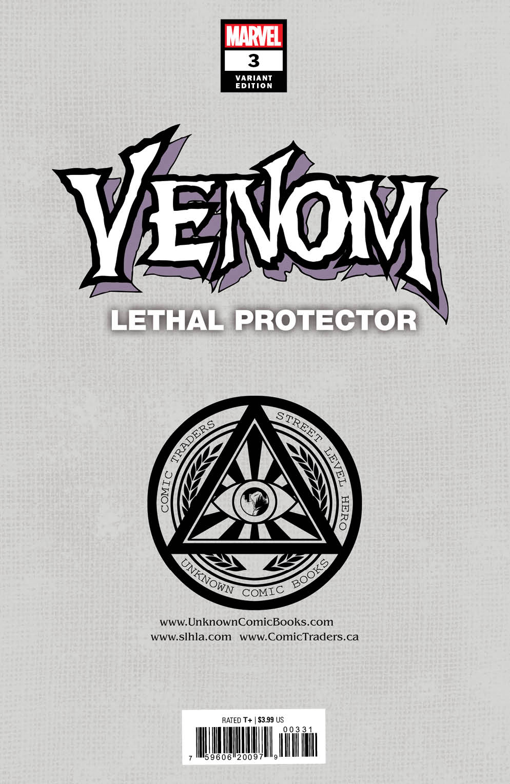 VENOM: LETHAL PROTECTOR #3 UNKNOWN COMICS TYLER KIRKHAM EXCLUSIVE VIRGIN VAR (06/22/2022) (06/29/2022)