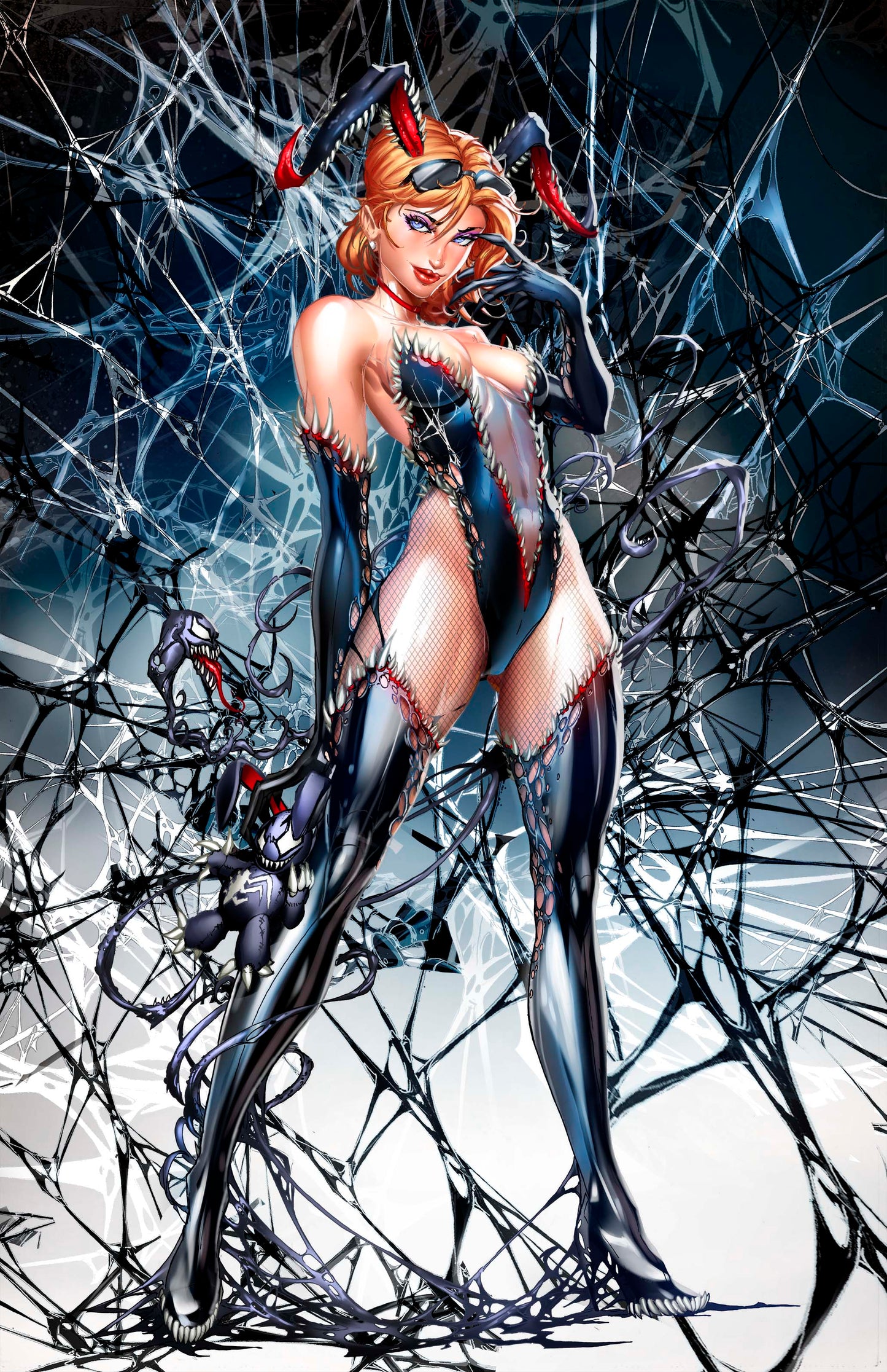 DragonCon Venom Bunny Standing Virgin Comic