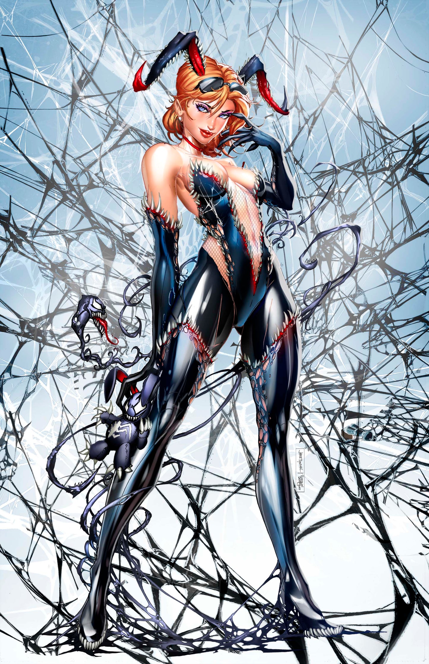 DragonCon Venom Bunny Pants Standing Virgin Comic