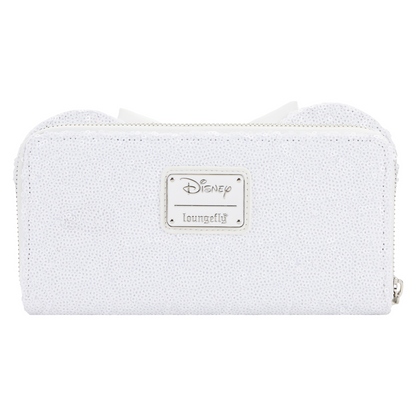 Loungefly: Disney - Minnie Sequin Wedding Zip Around Wallet