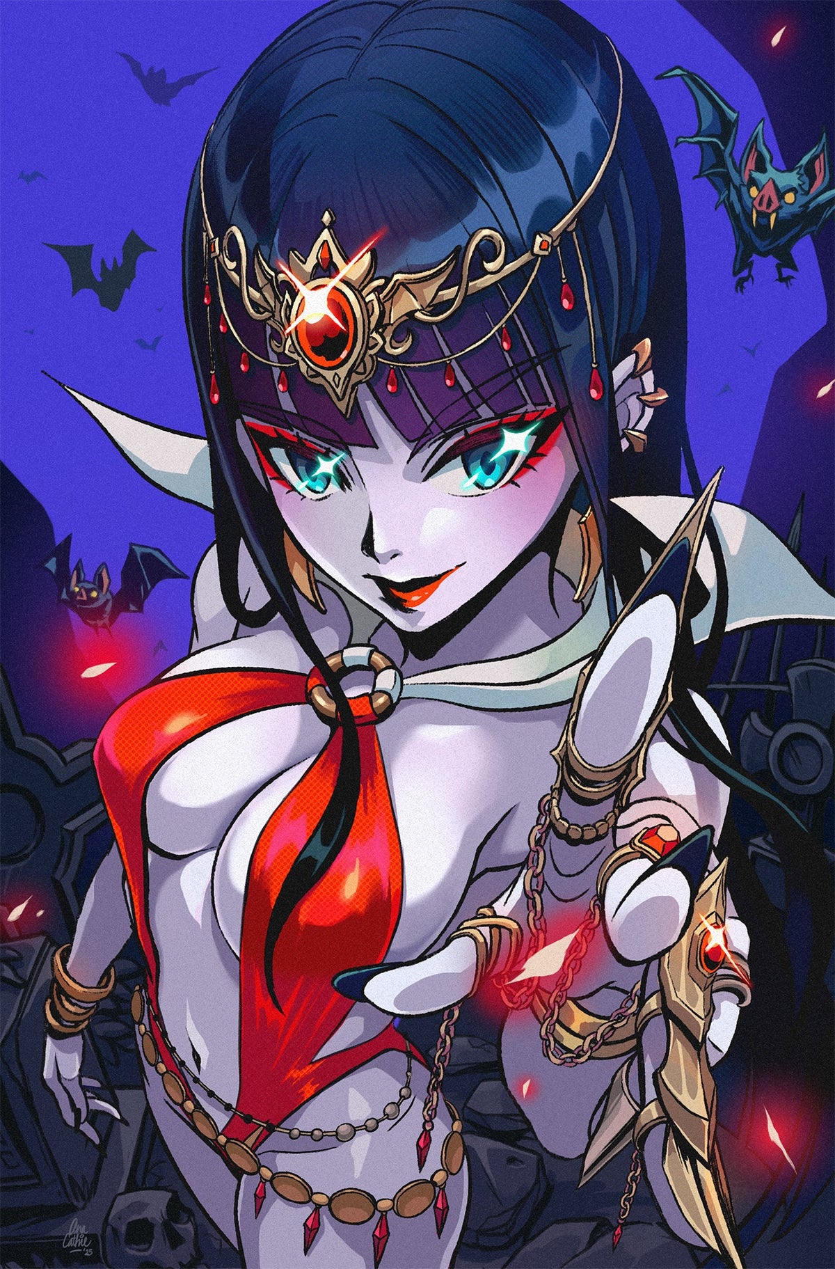 Vampirella #10 ANACATHIE Exclusive Purple Virgin Variant