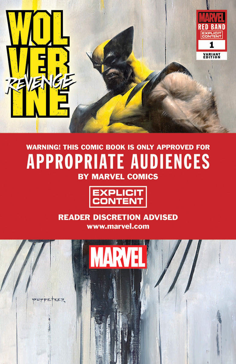[2 Pack] Wolverine: Revenge - Red Band #1 Puppetter Lee Exclusive Var  [Polybagged] Explicit Content (08/21/2024)
