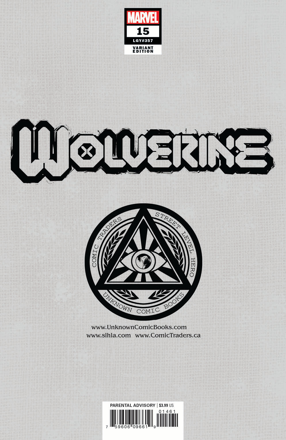 WOLVERINE #15 UNKNOWN COMICS ALAN QUAH EXCLUSIVE VAR (08/25/2021)