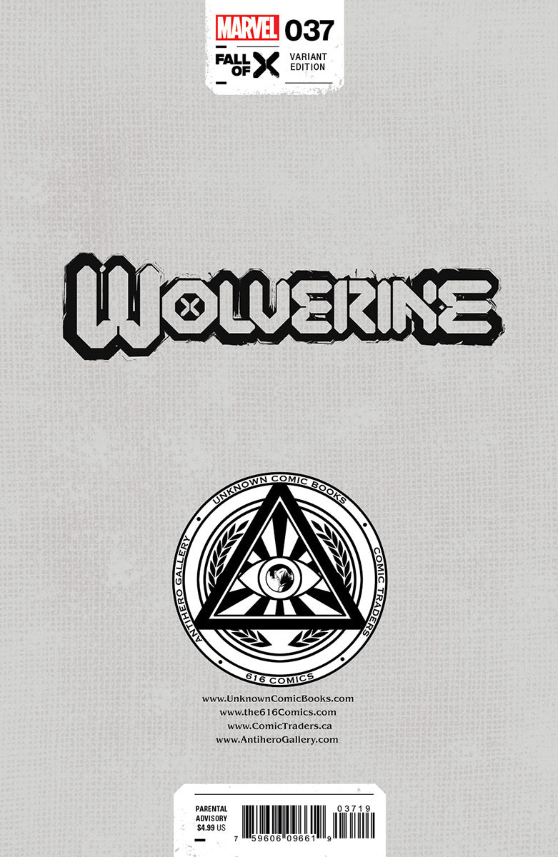 WOLVERINE #37 [FALL] UNKNOWN COMICS DAVID NAKAYAMA HELLFIRE EXCLUSIVE VIRGIN VAR (09/20/2023)