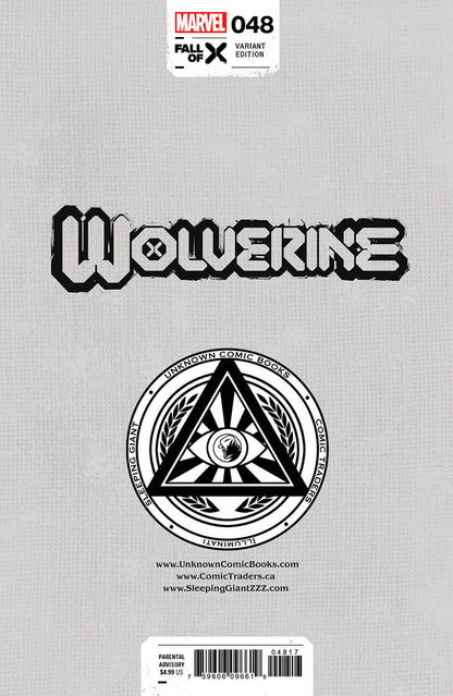 [2 Pack] Wolverine #48 Unknown Comics Marco Mastrazzo Exclusive Var (04/24/2024)