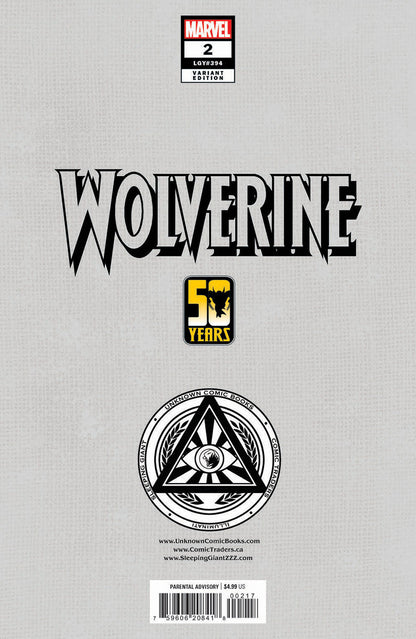 WOLVERINE #2 TYLER KIRKHAM CONNECTING COVER EXCLUSIVE VAR (10/16/2024)