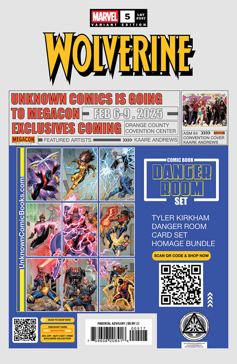 Wolverine #5 Ejikure Exclusive Virgin Var (01/08/2025)