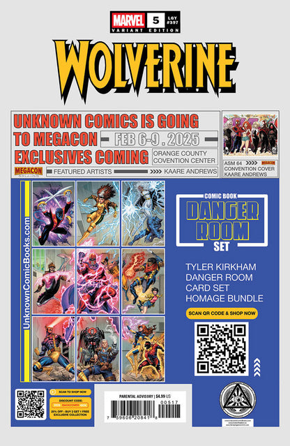 Wolverine #5 Ejikure Exclusive Virgin Var (01/08/2025)