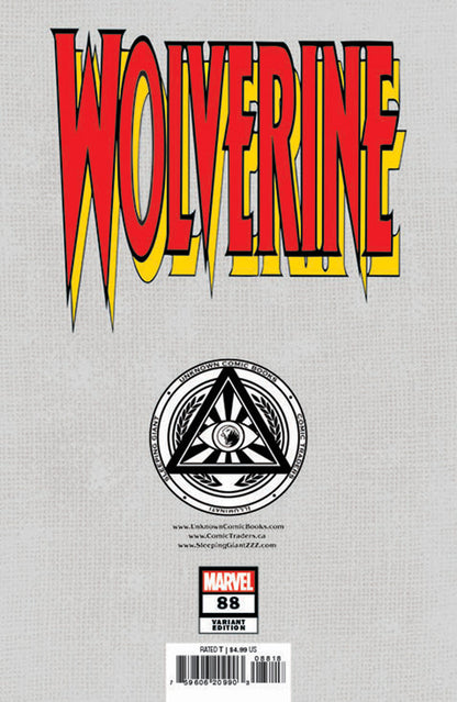 WOLVERINE #88 DAVID NAKAYAMA FACSIMILE VIRGIN VAR (07/24/2024)