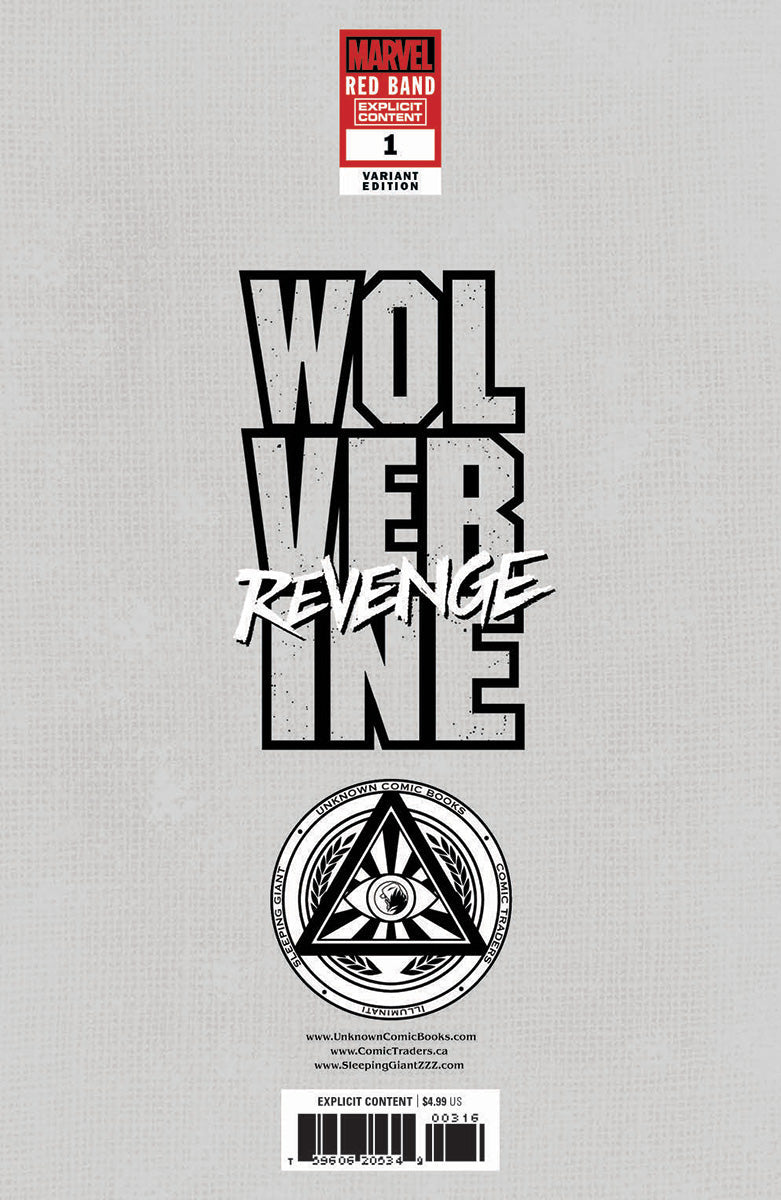 [2 Pack] Wolverine: Revenge - Red Band #1 Puppetter Lee Exclusive Var  [Polybagged] Explicit Content (08/21/2024)