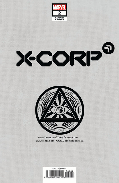 X-CORP #2 UNKNOWN COMICS DERRICK CHEW EXCLUSIVE VAR GALA (06/16/2021) (07/28/2021)