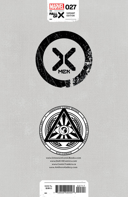 X-MEN #27 [FALL] UNKNOWN COMICS DAVID NAKAYAMA HELLFIRE EXCLUSIVE VIRGIN VAR (10/04/2023)