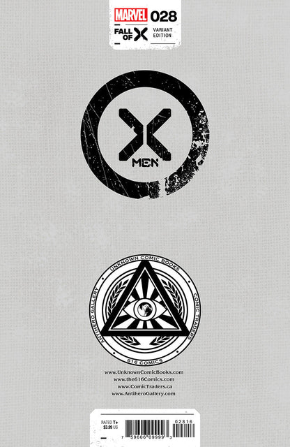 X-MEN #28 [FALL] UNKNOWN COMICS DELL’OTTO EXCLUSIVE VAR (11/01/2023)