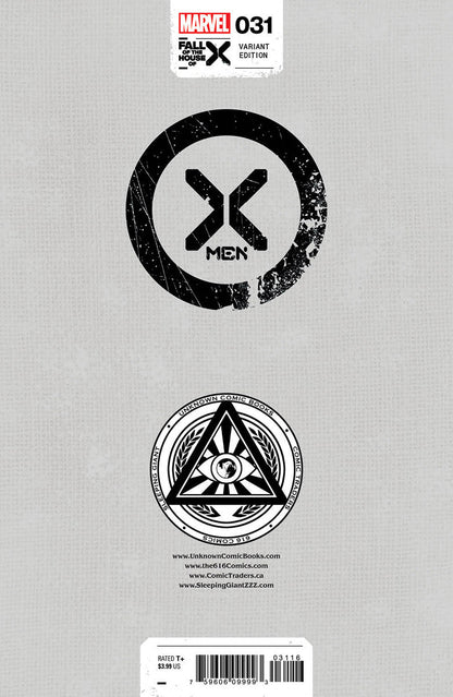 X-MEN 31 UNKNOWN COMICS EXCLUSIVE DAVID NAKAYAMA VIRGIN VAR (02/07/2024)