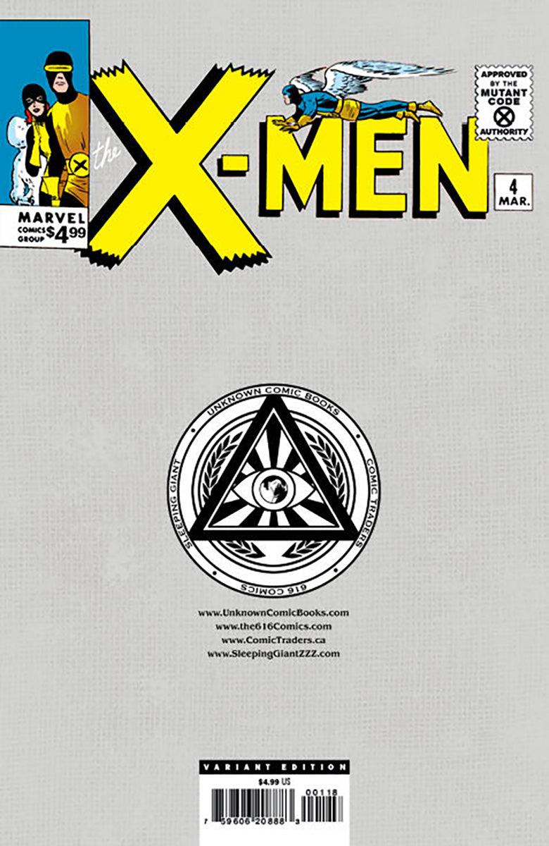 X-MEN #4 FACSIMILE EDITION [NEW PRINTING] UNKNOWN COMICS DERRICK CHEW EXCLUSIVE VAR (01/24/2024)