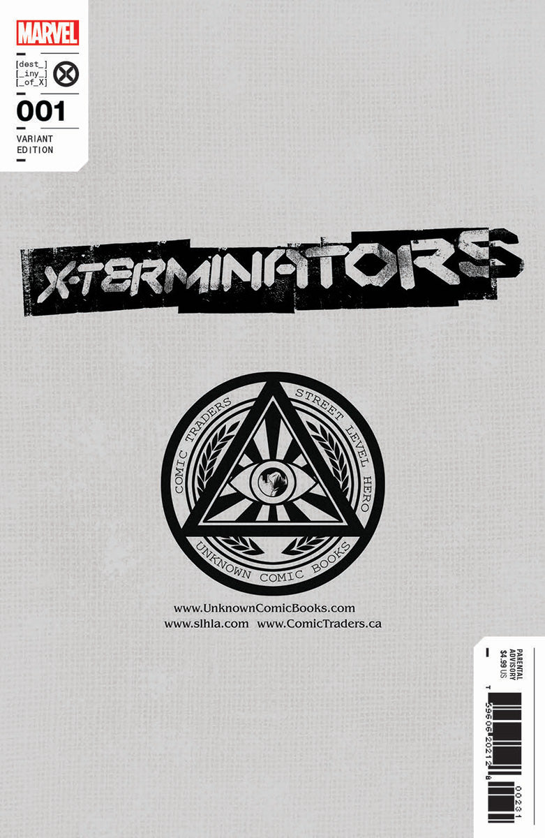 X-TERMINATORS #1 UNKNOWN COMICS DAVID NAKAYAMA EXCLUSIVE VIRGIN VAR (09/21/2022)