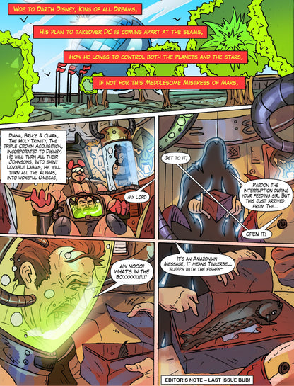 Zeldara: The Mistress of Mars #6 – Darth Disney Rises | Mars Attacks Cover by Budd Root | Faro's Lounge