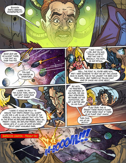 Zeldara: The Mistress of Mars #6 – Digital Download | Darth Disney Rises & Budd Root Mars Attacks Tribute Mature Full-Color Comic