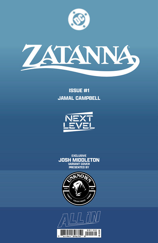 ZATANNA #1 JOSH MIDDLETON EXCLUSIVE VAR (04/29/2026)