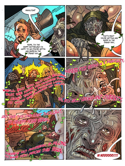 Zeldara: The Mistress of Mars #3 – Digital Download | Scarface, Thunderlips & Darth Disney 1984 Mature Full-Color Comic