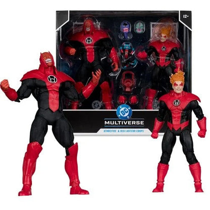 DC Multiverse Atrocitus Megafig and Red Lantern Corps Green Lantern 7-Inch Scale Action Figure 2-Pack
