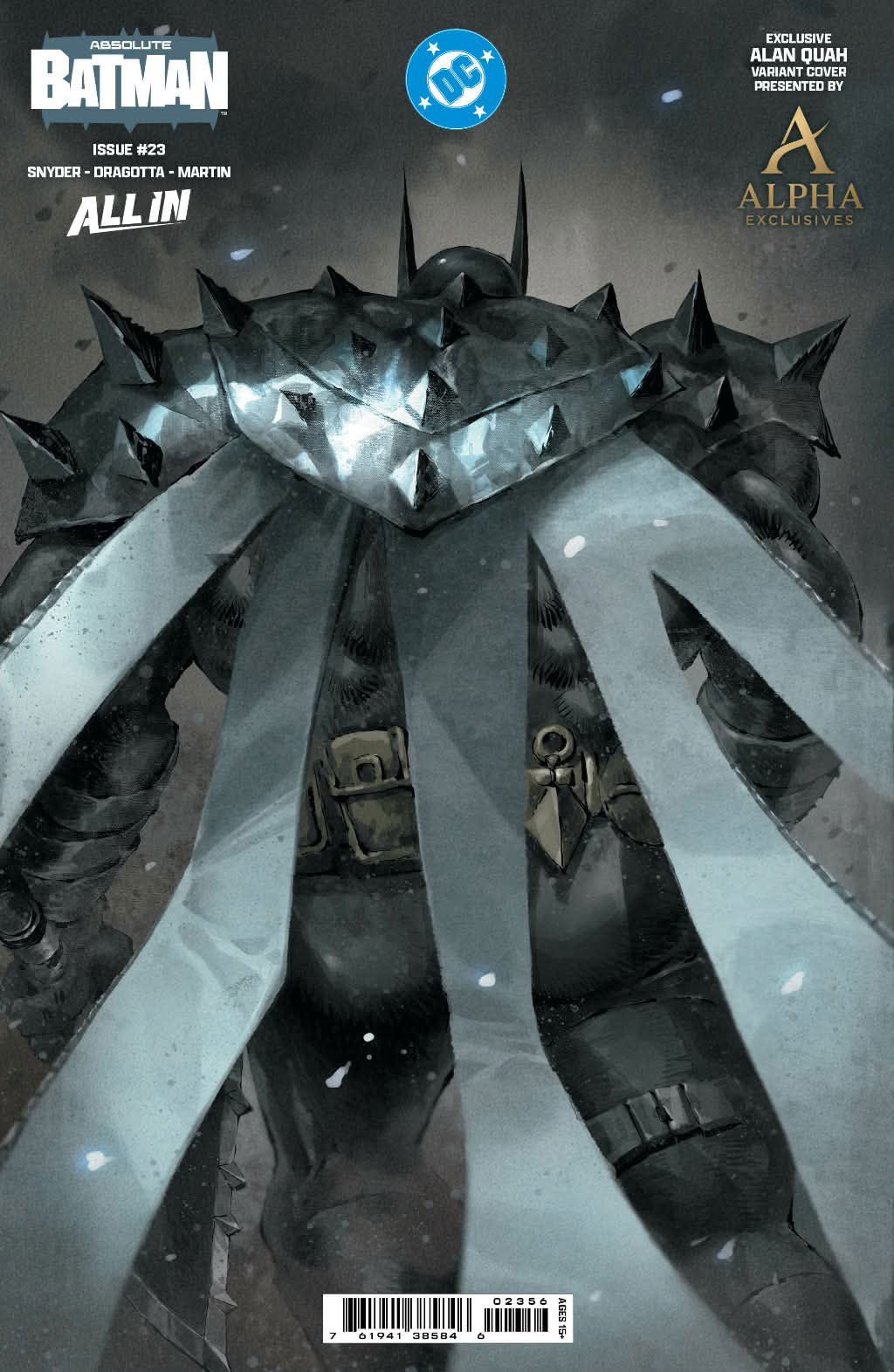 Absolute Batman #23 – Alan Quah Fan Expo Dallas Exclusive (wraparound) Variants