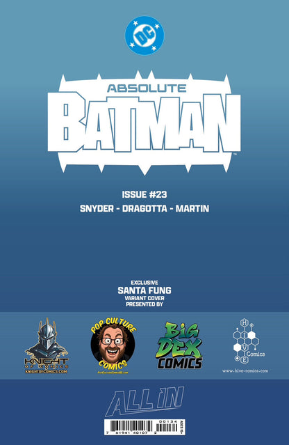 Absolute Batman #23 SANTA FUNG Fan Expo Dallas Exclusive Variant Covers
