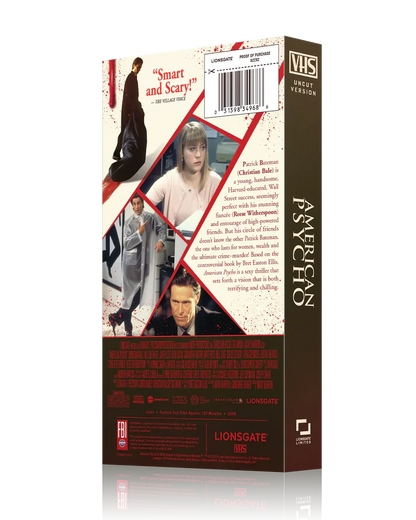 American Psycho - 25th Anniversary Be Kind, Rewind Edition (VHS)