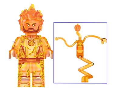 Flame Flight Hero Custom Minifig