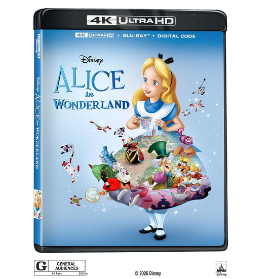Alice In Wonderland (1951) (4K Ultra HD + Blu-ray + Digital)