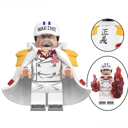 Akainu Sakazuki from One Piece Lego Anime Minifigures Custom Toys 3