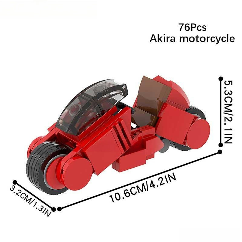 Akira Kaneda Motorcycle Building-Brick Model