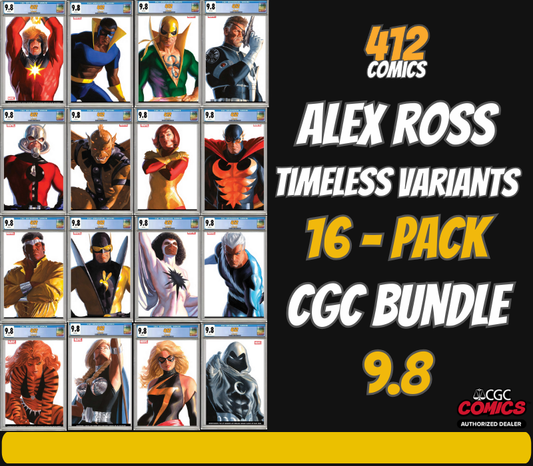 ALEX ROSS TIMELESS VARIANT 2025 16-PACK ULTIMATE BUNDLE (CGC 9.8 PRESALE)