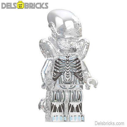 Alien Xenomorph transparent Lego Minifigures custom Toys